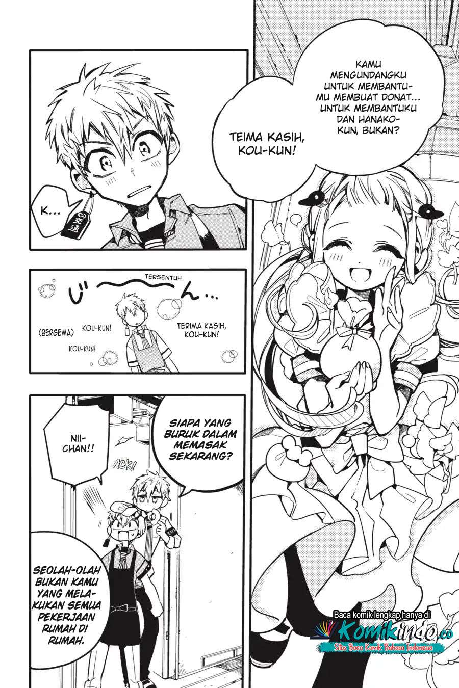 Jibaku Shounen Hanako-kun Chapter 15 Bahasa Indonesia